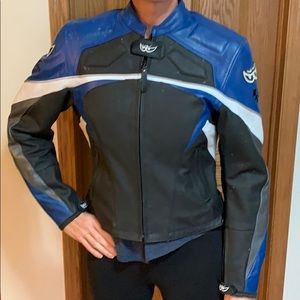 MotoGP Ladies L leather motorcycle jacket.